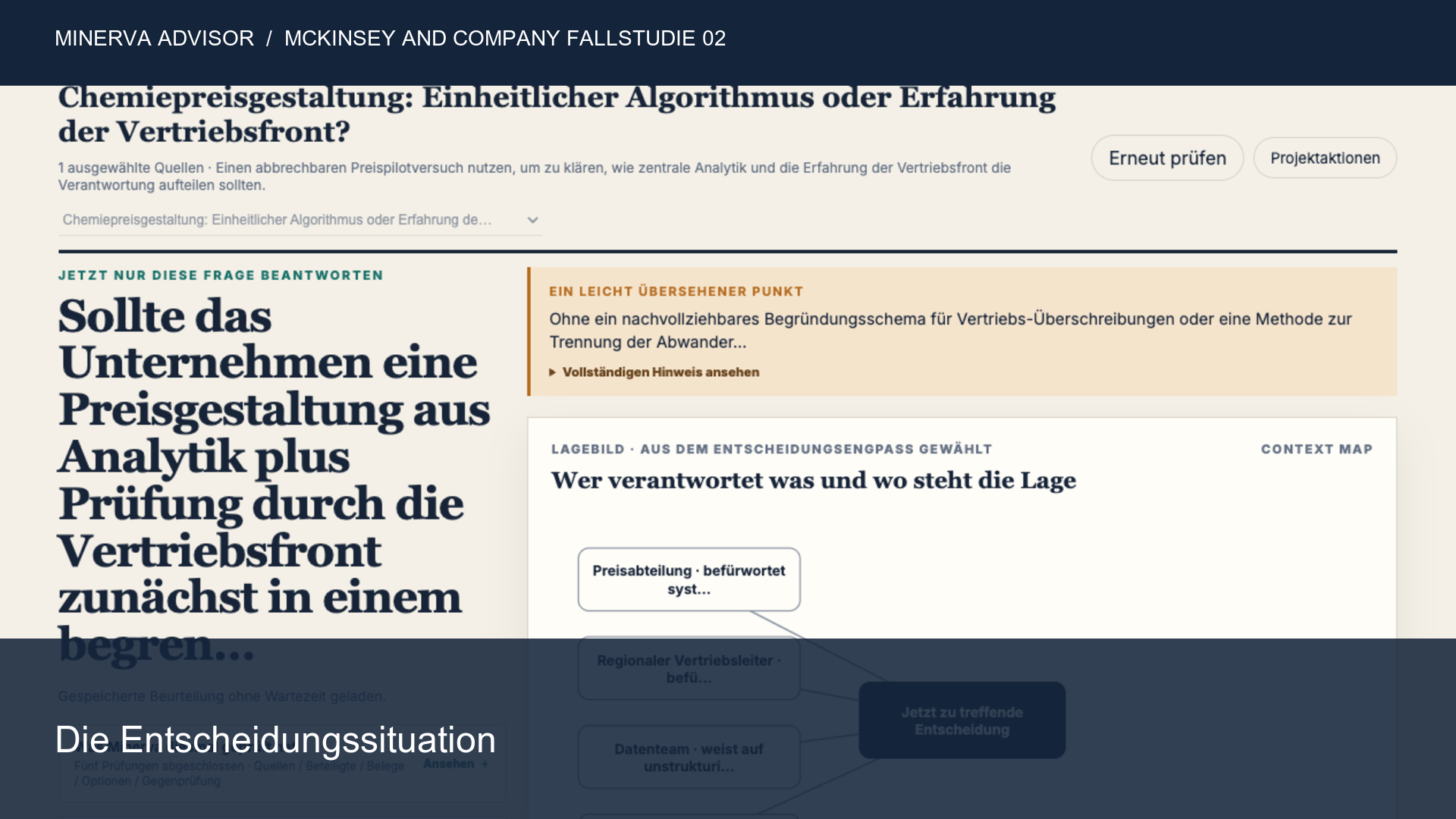 Chemiepreisgestaltung: Einheitlicher Algorithmus oder Erfahrung der Vertriebsfront?
