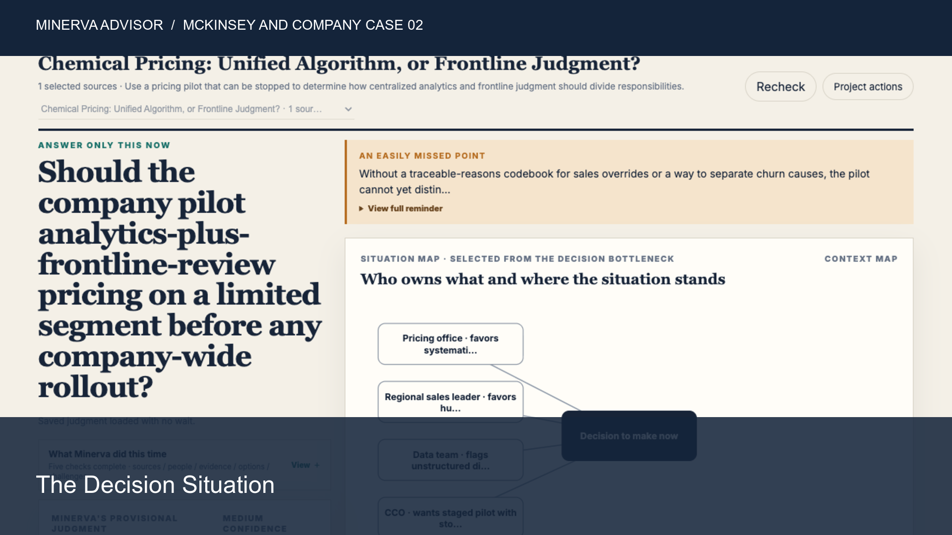 Chemical Pricing: Unified Algorithm or Frontline Judgment?