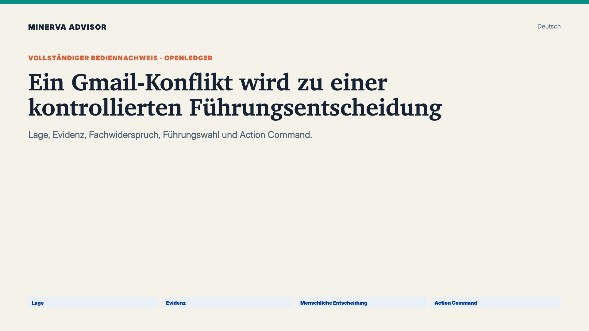 Ein Gmail-Konflikt wird zu einer Entscheidungssitzung