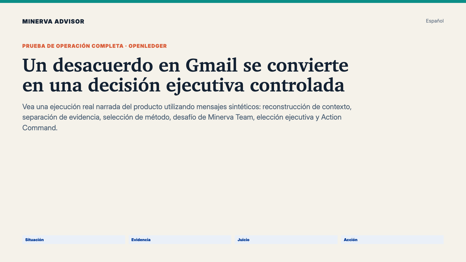 Un desacuerdo en Gmail se convierte en una decisión ejecutiva controlada