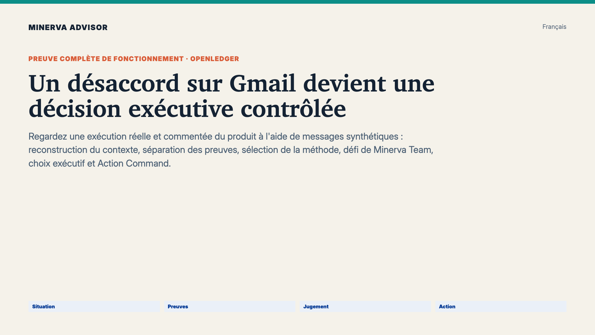 Un désaccord sur Gmail devient une décision exécutive contrôlée