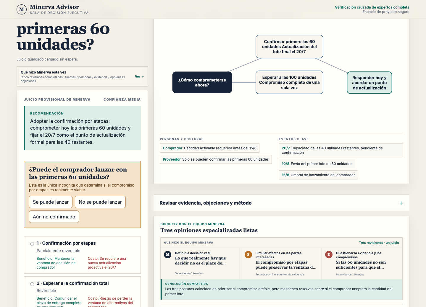 Comprenda la situación