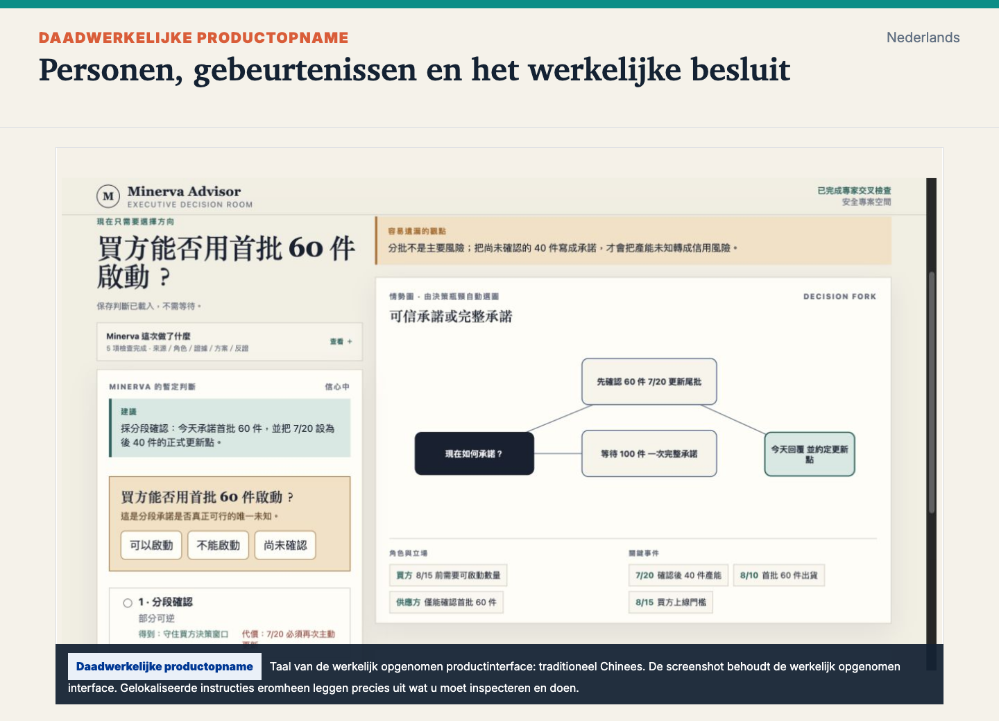 Begrijp de situatie