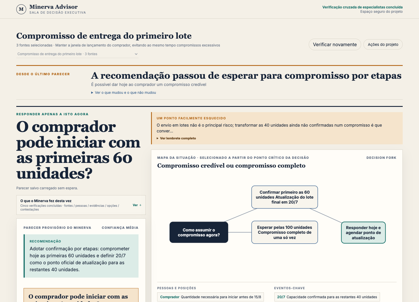 Selecionar uma conversa